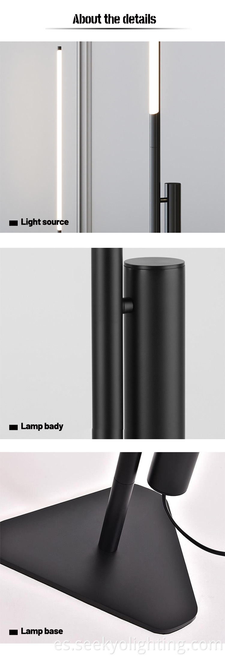 led tube floor light